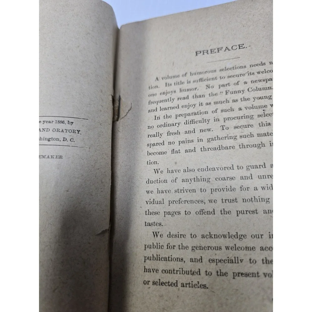 Choice Humor By Charles C. Shoemaker Cira 1914 The Penn Publishing Company‎
